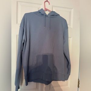 Light blue washed out hoodie sweatshirt